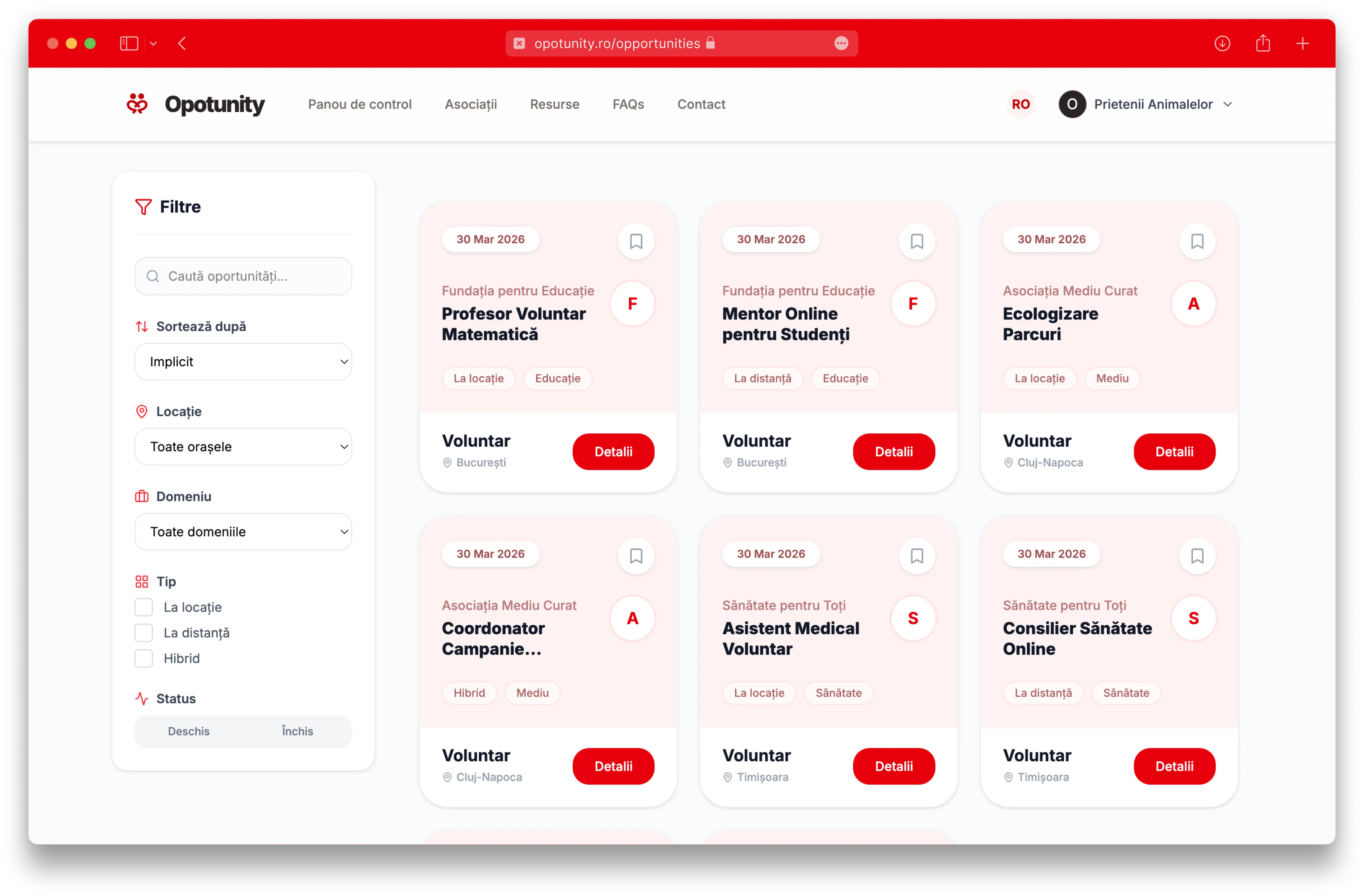 Opotunity Platform Preview
